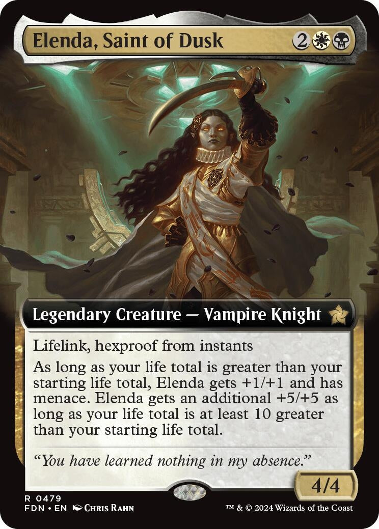 Image for Elenda, Saint of Dusk (Extended Art) (479) - Magic: The Gathering