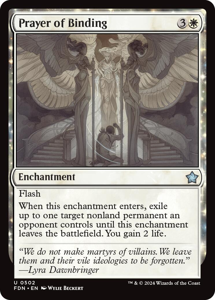 Image for Prayer of Binding (502) - Magic: The Gathering