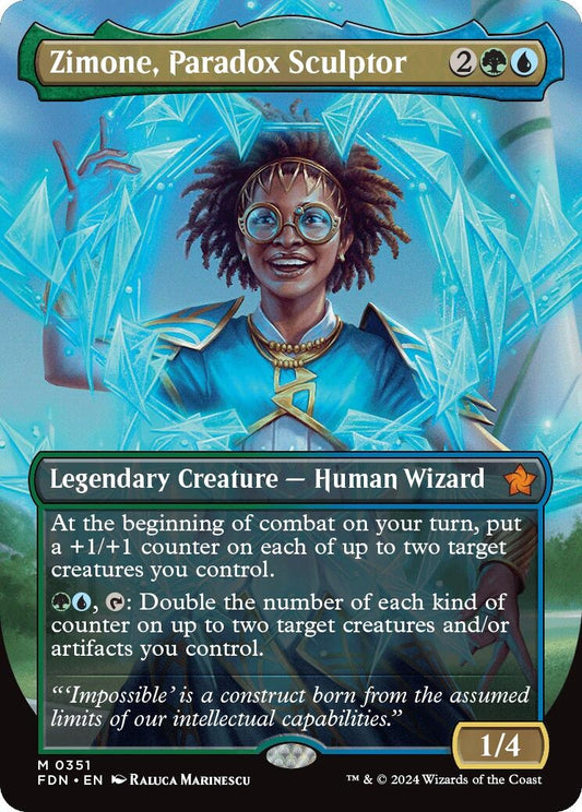 Image for Zimone, Paradox Sculptor (Borderless) (351) - Magic: The Gathering