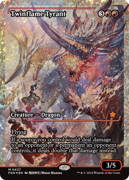 Image for Twinflame Tyrant (Showcase) (Fracture Foil) (437) - Magic: The Gathering