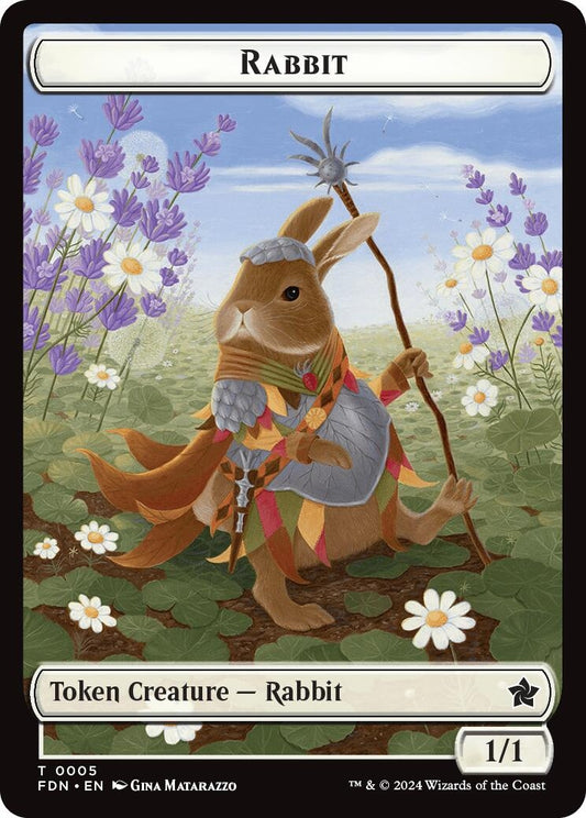 Image for Rabbit // Soldier Double-Sided Token (5 // 6) - Magic: The Gathering