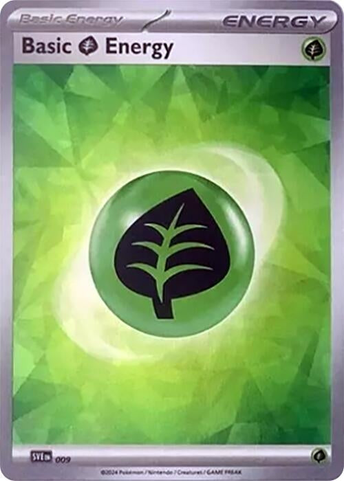 Image for Basic Grass Energy (Cracked Ice Holo) (009) - Pokemon