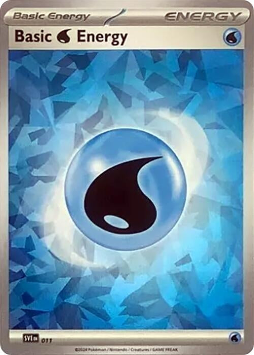 Image for Basic Water Energy (Cracked Ice Holo) (011) - Pokemon