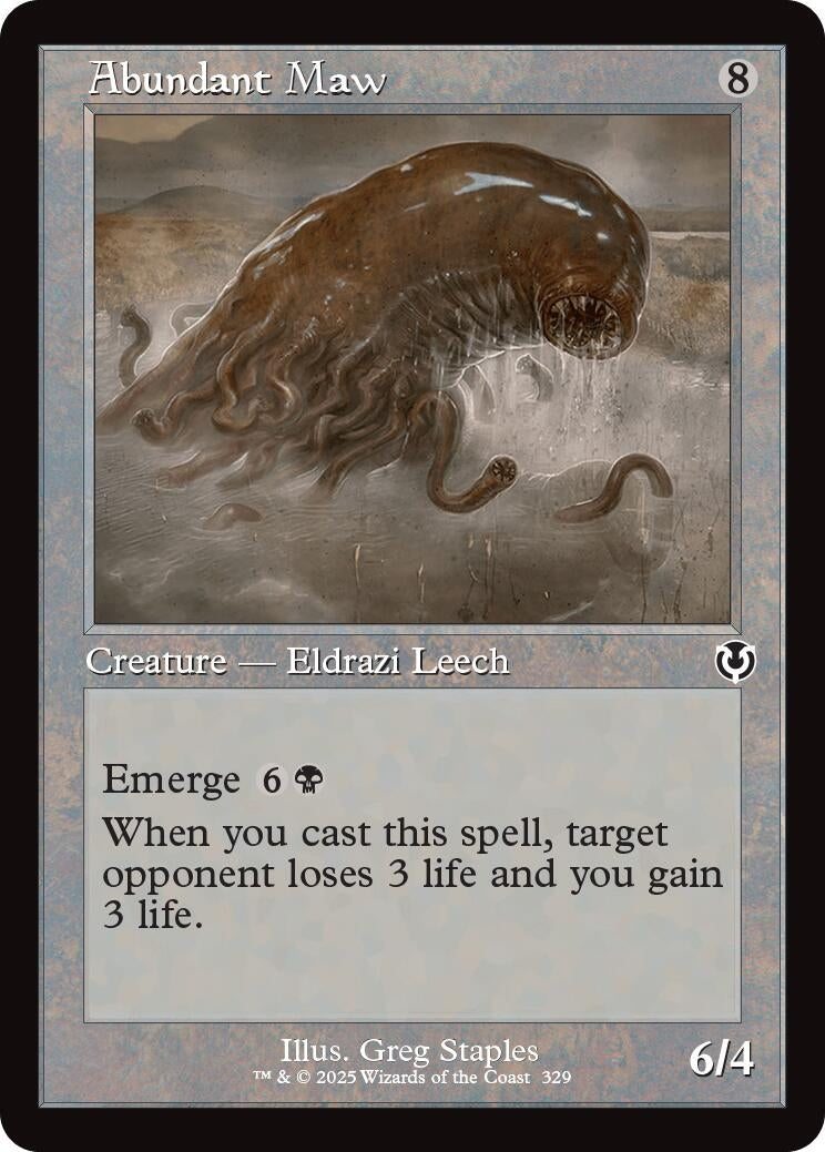 Image for Abundant Maw (Retro Frame) (329) - Magic: The Gathering