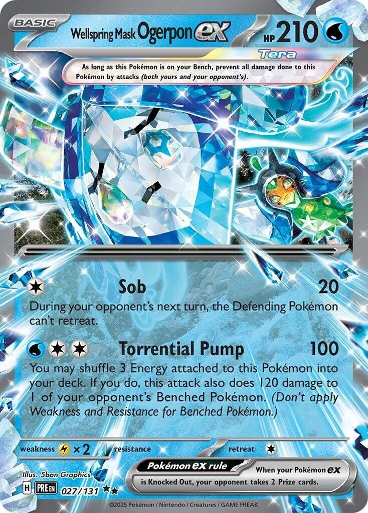 Image for Wellspring Mask Ogerpon ex (027/131) - Pokemon