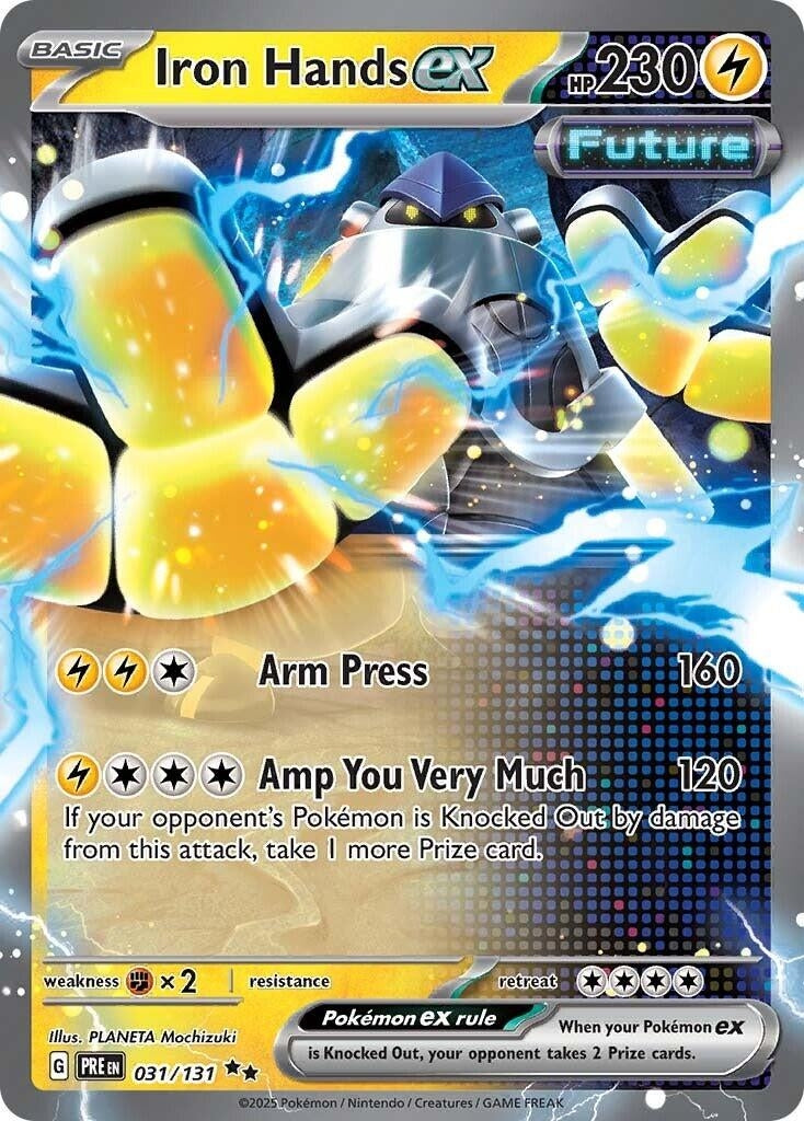 Image for Iron Hands ex (031/131) - Pokemon