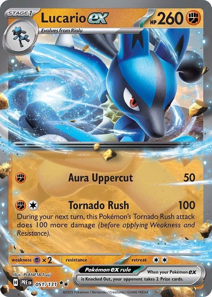 Image for Lucario ex (051/131) - Pokemon