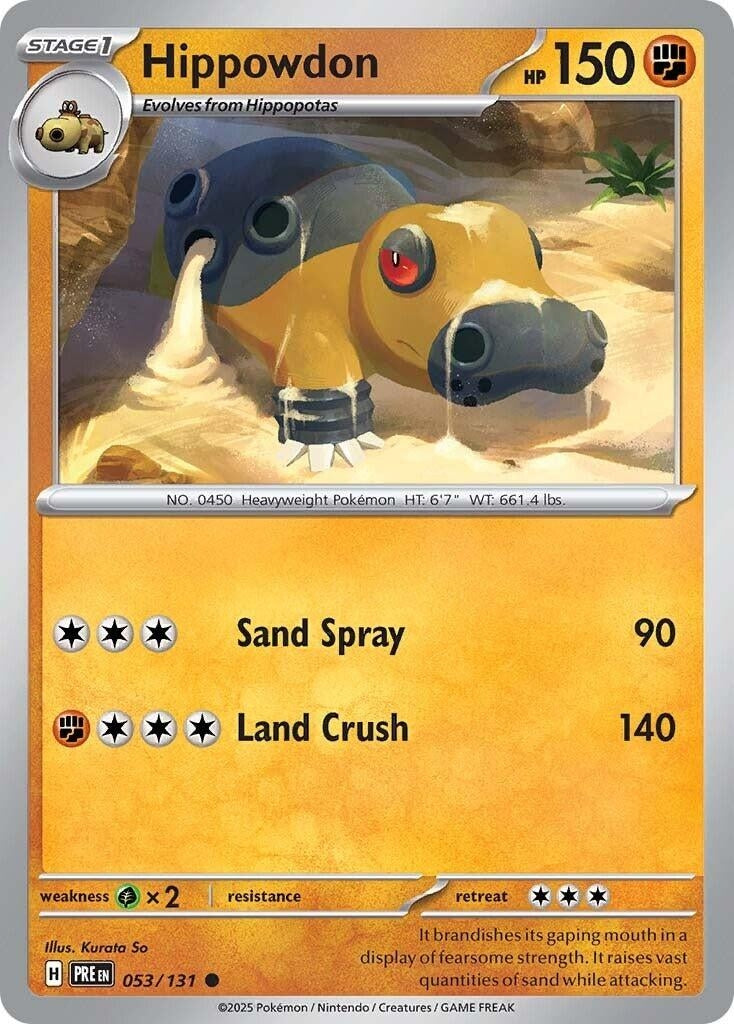 Image for Hippowdon (053/131) - Pokemon