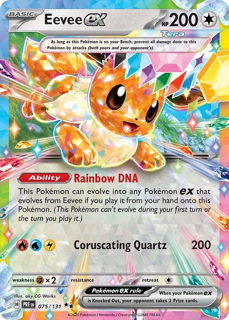 Image for Eevee ex (075/131) - Pokemon