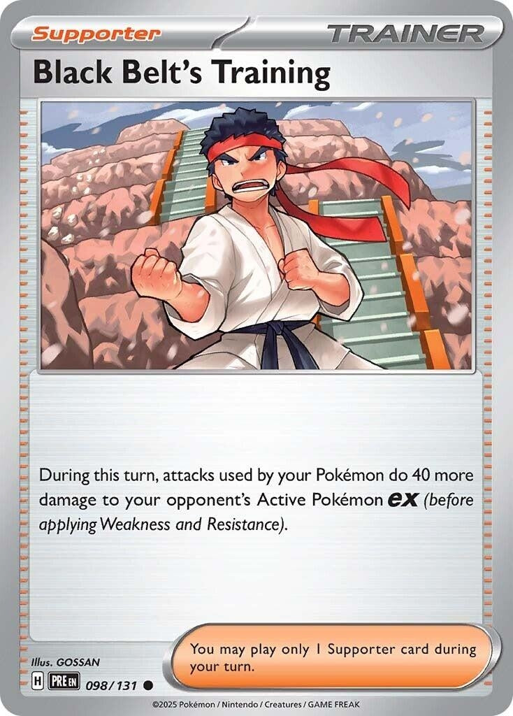 Image for Black Belt's Training (098/131) - Pokemon