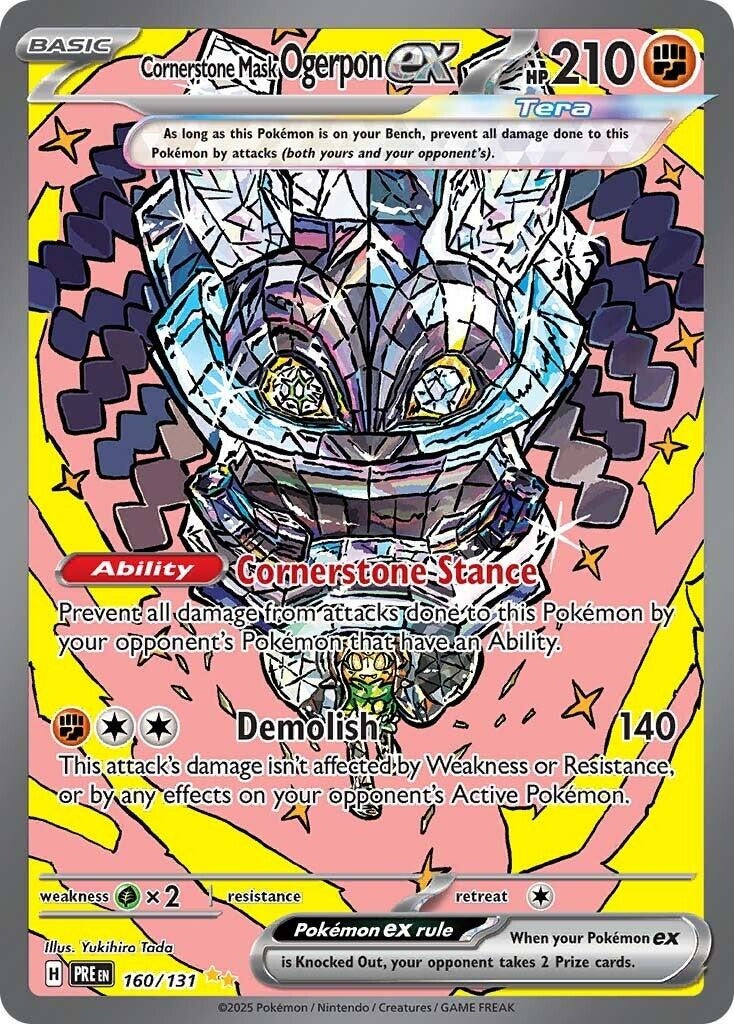 Image for Cornerstone Mask Ogerpon ex (160/131) - Pokemon