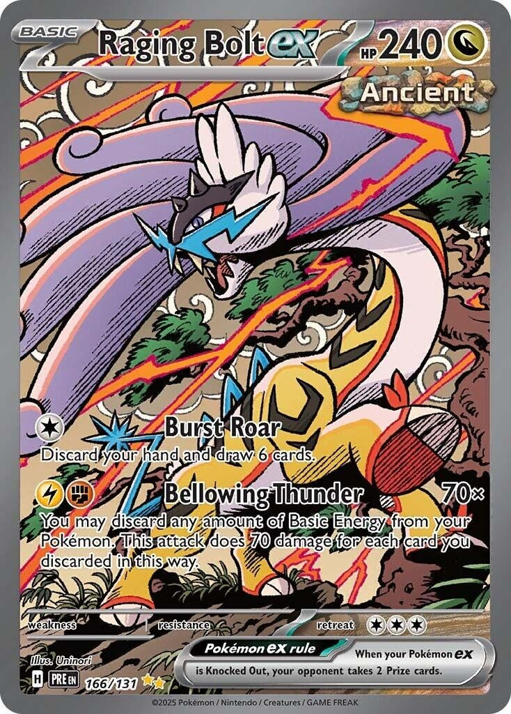 Image for Raging Bolt ex (166/131) - Pokemon