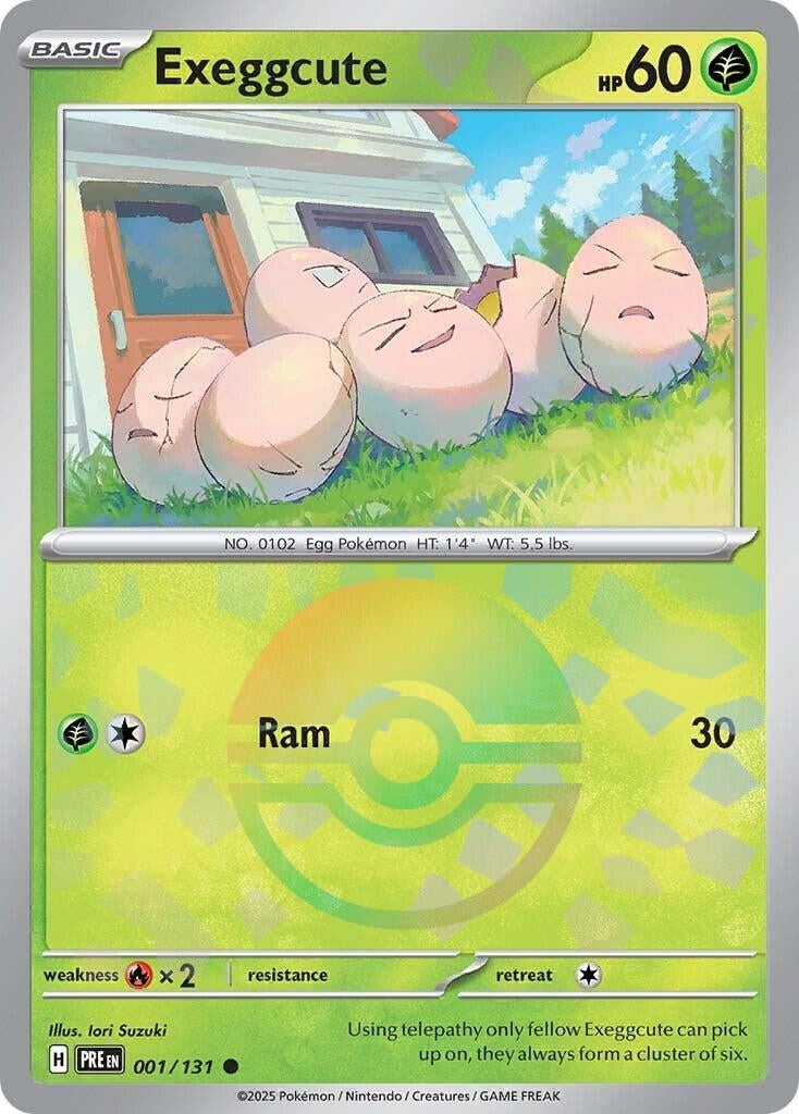 Image for Exeggcute (Poke Ball Pattern) (001/131) - Pokemon