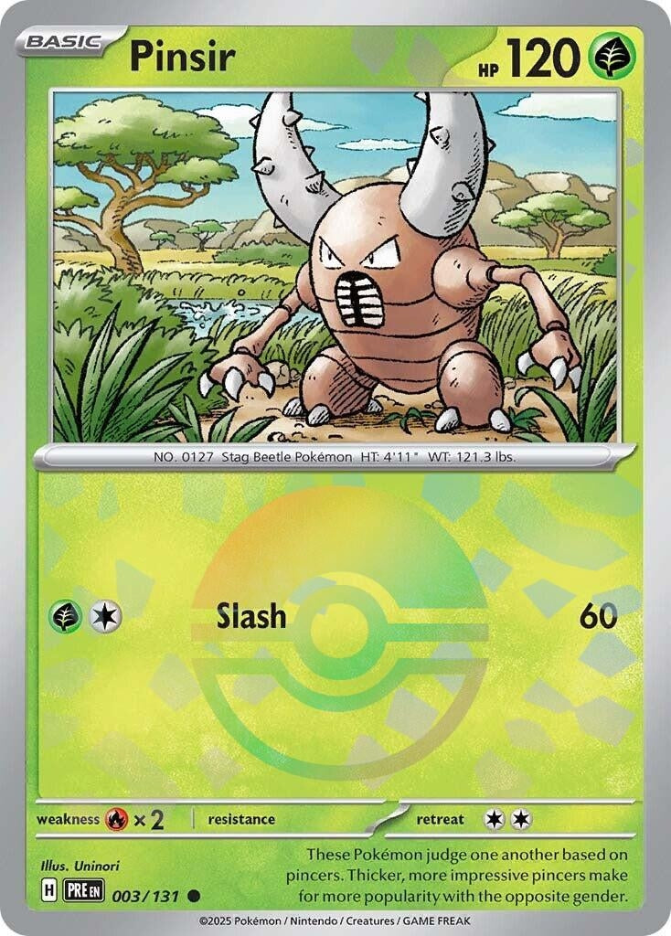 Image for Pinsir (Poke Ball Pattern) (003/131) - Pokemon