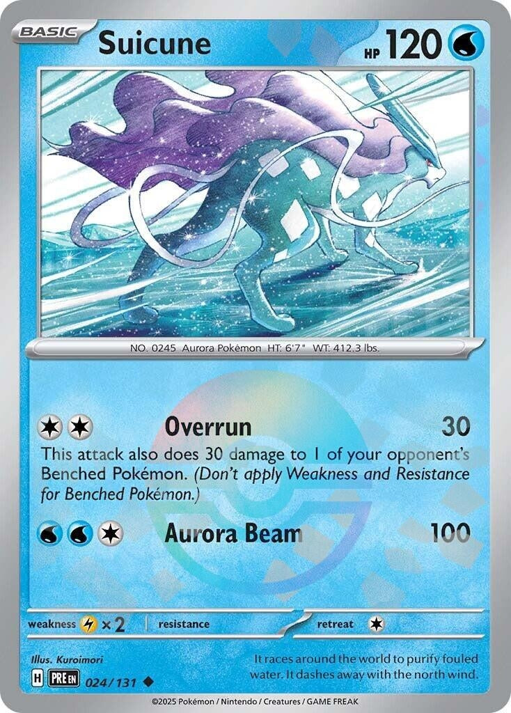 Image for Suicune (Poke Ball Pattern) (024/131) - Pokemon