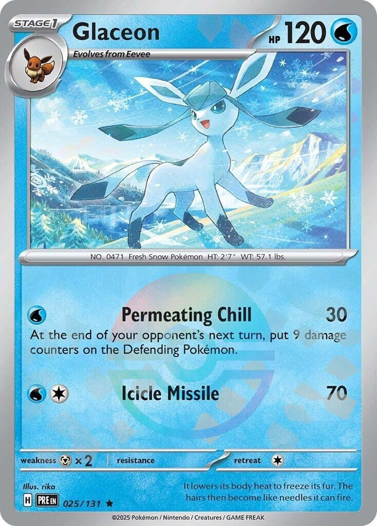 Image for Glaceon (Poke Ball Pattern) (025/131) - Pokemon
