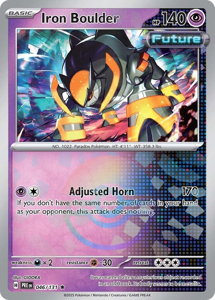 Image for Iron Boulder (Poke Ball Pattern) (046/131) - Pokemon