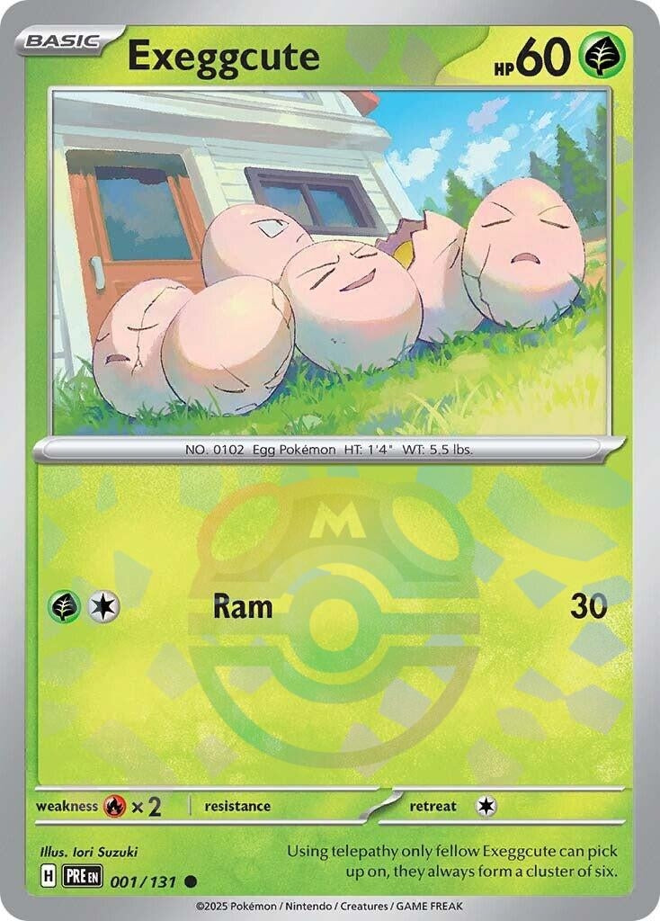 Image for Exeggcute (Master Ball Pattern) (001/131) - Pokemon