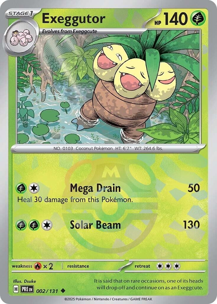 Image for Exeggutor (Master Ball Pattern) (002/131) - Pokemon