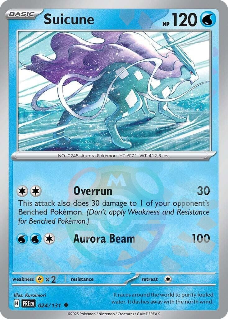 Image for Suicune (Master Ball Pattern) (024/131) - Pokemon