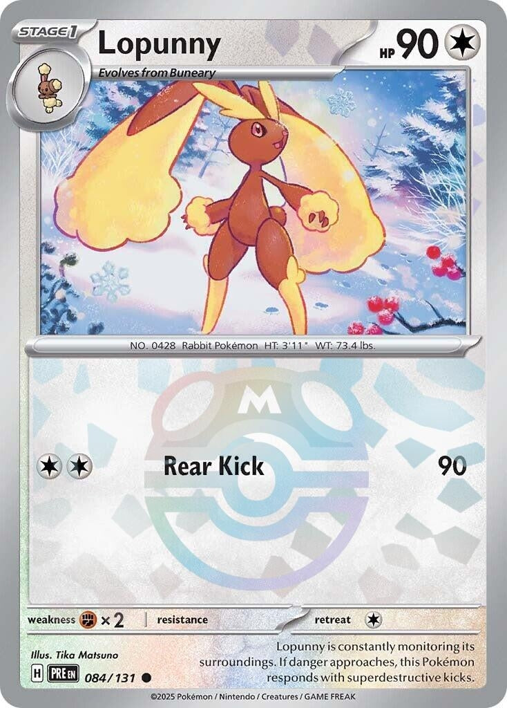 Image for Lopunny (Master Ball Pattern) (084/131) - Pokemon