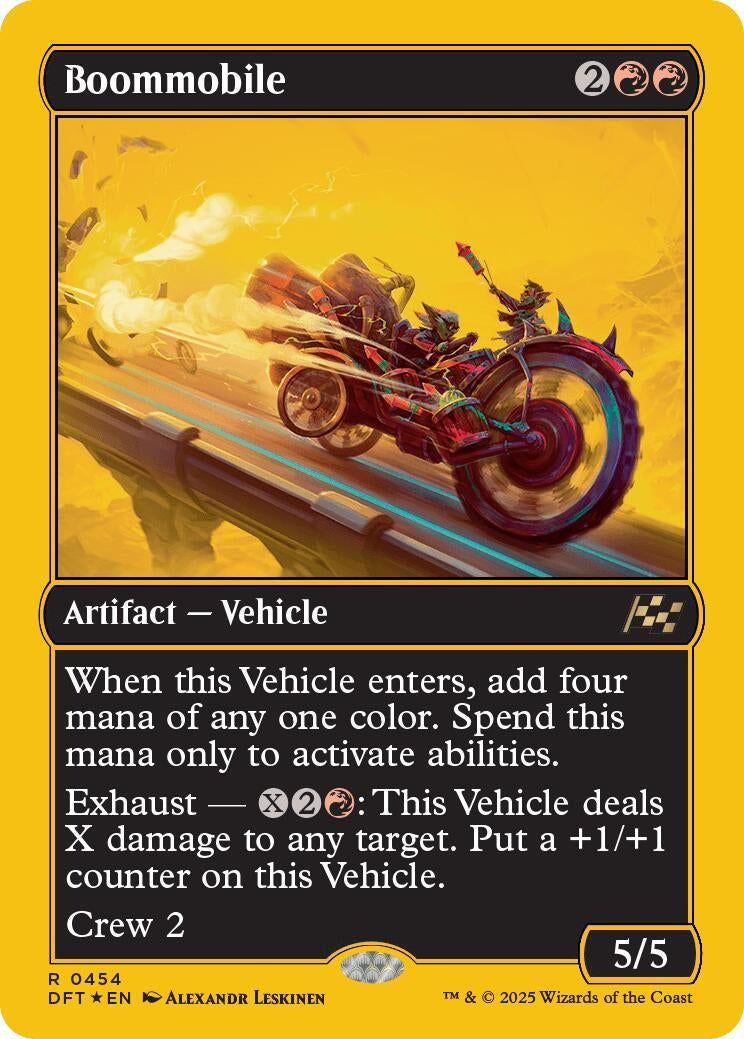Image for Boommobile (First-Place Foil) (454) - Magic: The Gathering