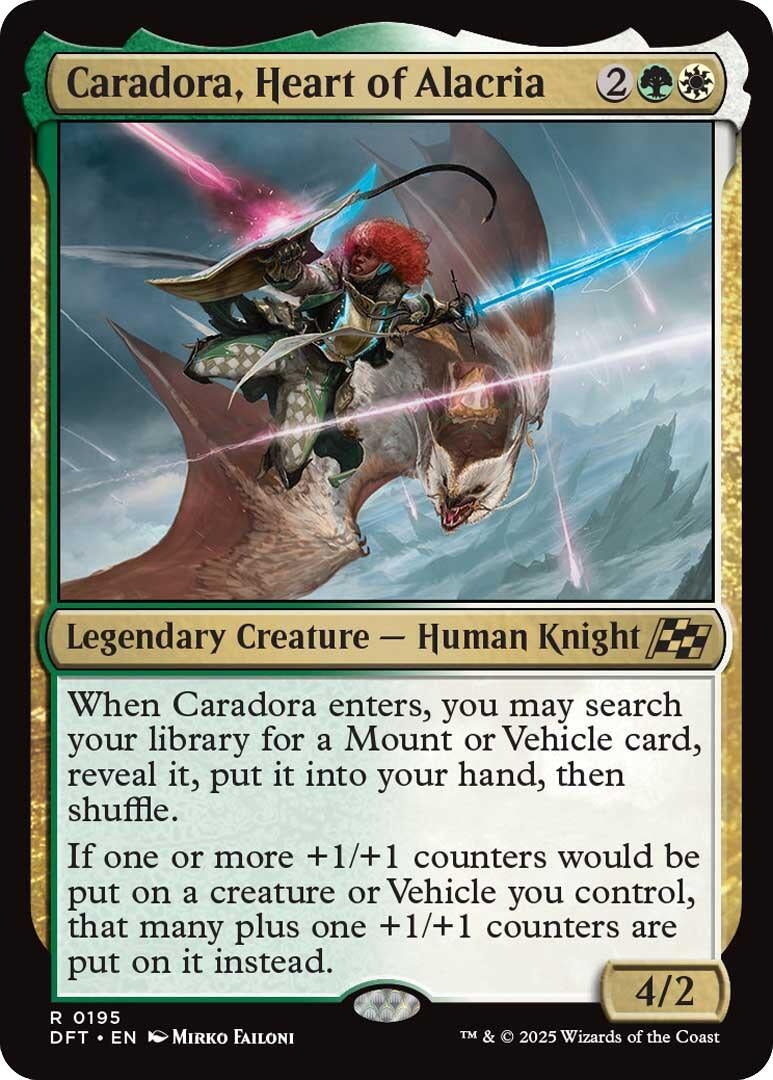 Image for Caradora, Heart of Alacria (195) - Magic: The Gathering