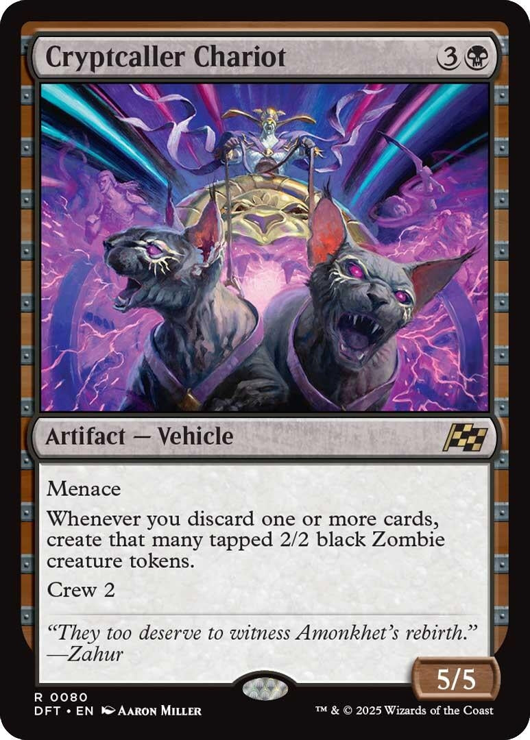Image for Cryptcaller Chariot (80) - Magic: The Gathering
