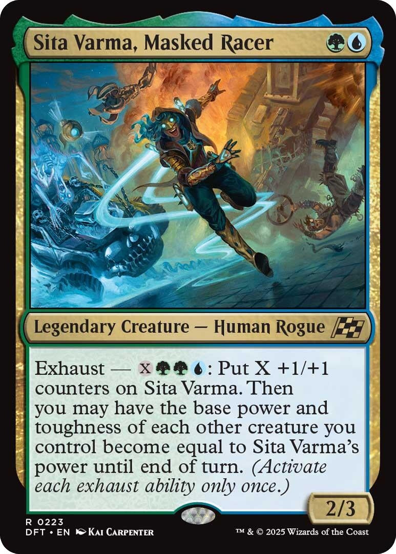 Image for Sita Varma, Masked Racer (223) - Magic: The Gathering