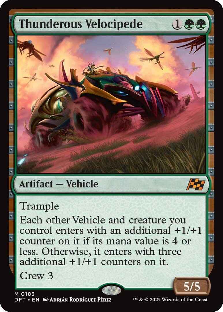 Image for Thunderous Velocipede (183) - Magic: The Gathering