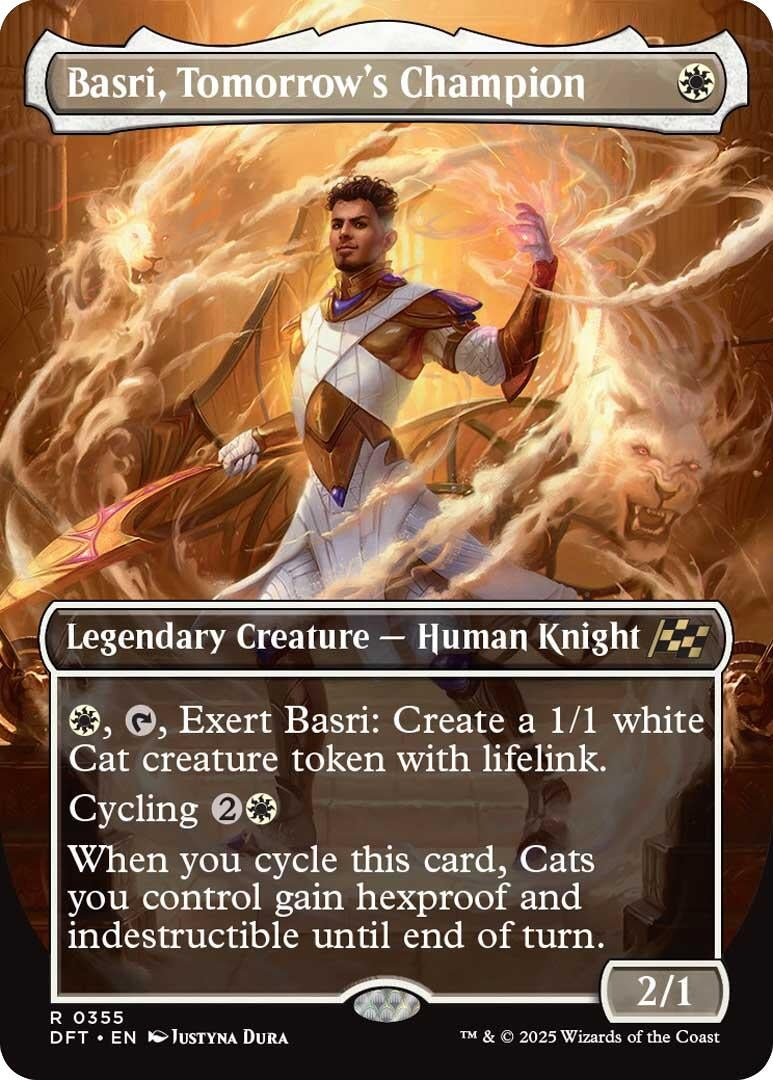 Image for Basri, Tomorrow's Champion (Borderless) (355) - Magic: The Gathering