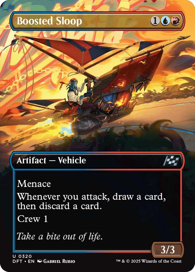 Image for Boosted Sloop (Borderless) (320) - Magic: The Gathering