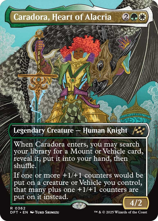 Image for Caradora, Heart of Alacria (Borderless) (362) - Magic: The Gathering