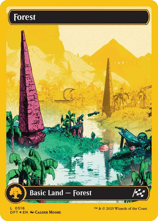 Image for Forest (0516) (First-Place Foil) (516) - Magic: The Gathering