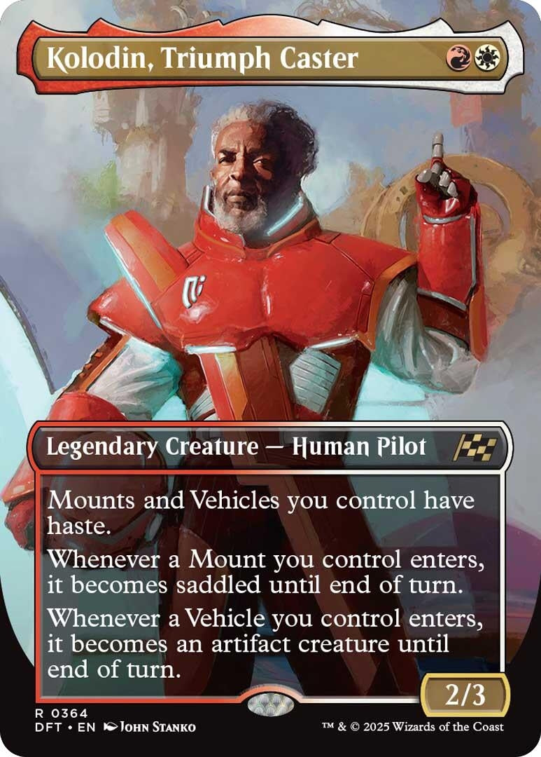 Image for Kolodin, Triumph Caster (Borderless) (364) - Magic: The Gathering