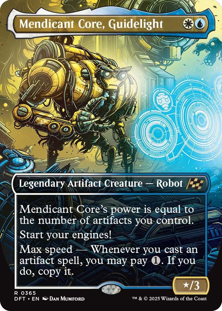 Image for Mendicant Core, Guidelight (Borderless) (365) - Magic: The Gathering
