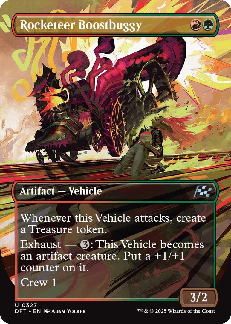Image for Rocketeer Boostbuggy (Borderless) (327) - Magic: The Gathering