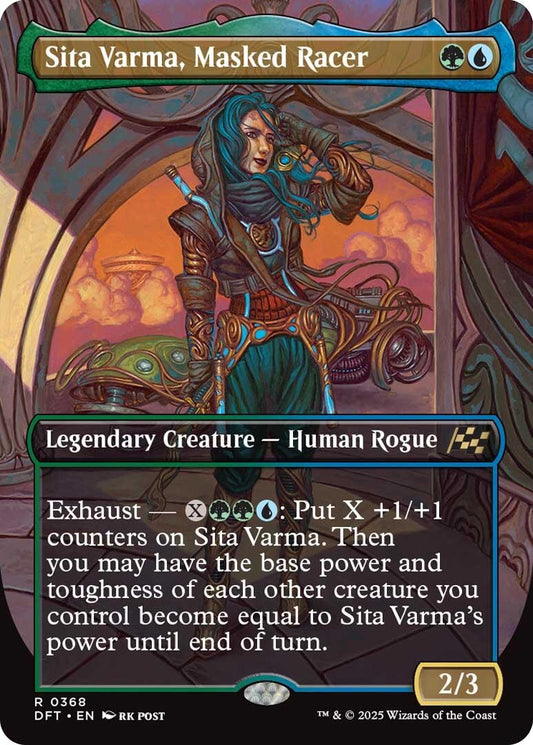 Image for Sita Varma, Masked Racer (Borderless) (368) - Magic: The Gathering