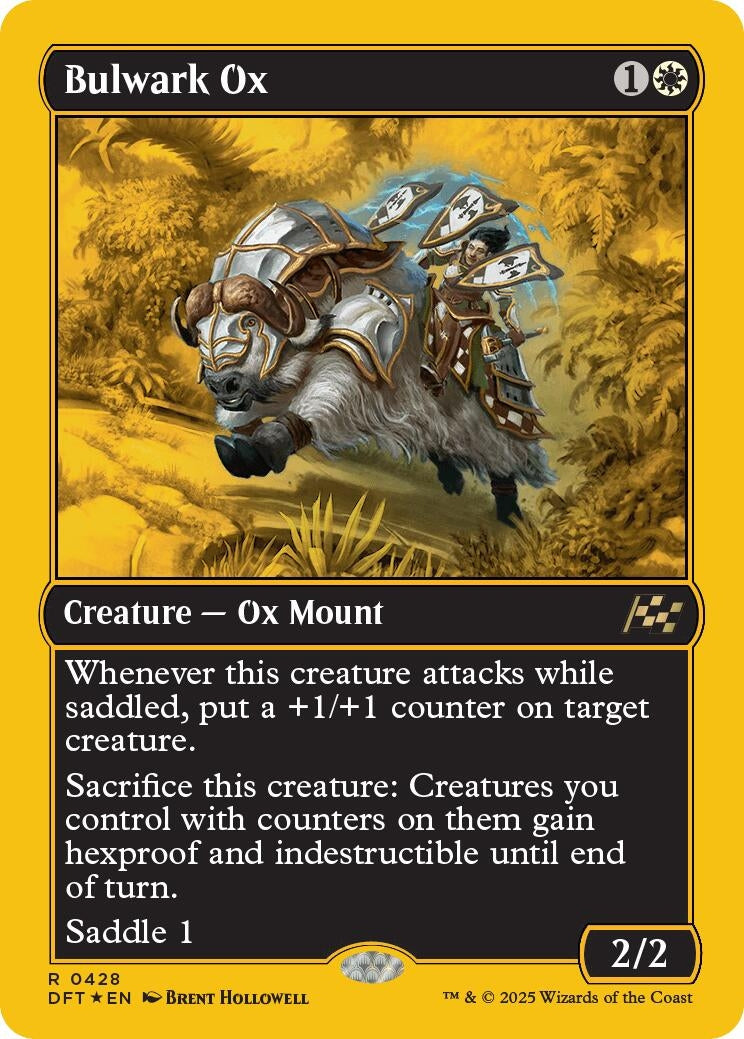 Image for Bulwark Ox (First-Place Foil) (428) - Magic: The Gathering