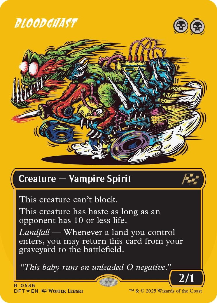 Image for Bloodghast (Borderless) (First-Place Foil) (536) - Magic: The Gathering