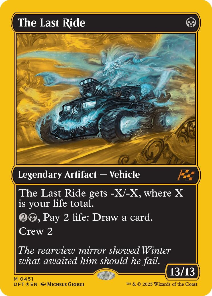 Image for The Last Ride (First-Place Foil) (451) - Magic: The Gathering