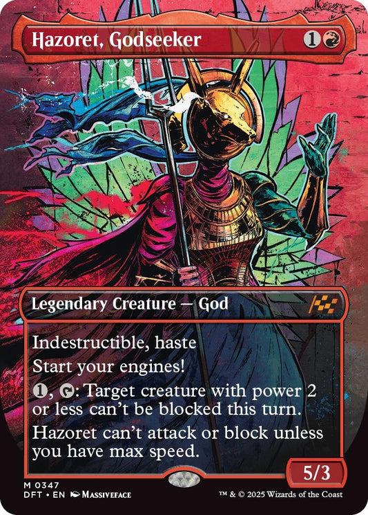 Image for Hazoret, Godseeker (Borderless) (347) - Magic: The Gathering