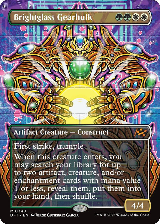 Image for Brightglass Gearhulk (Borderless) (348) - Magic: The Gathering