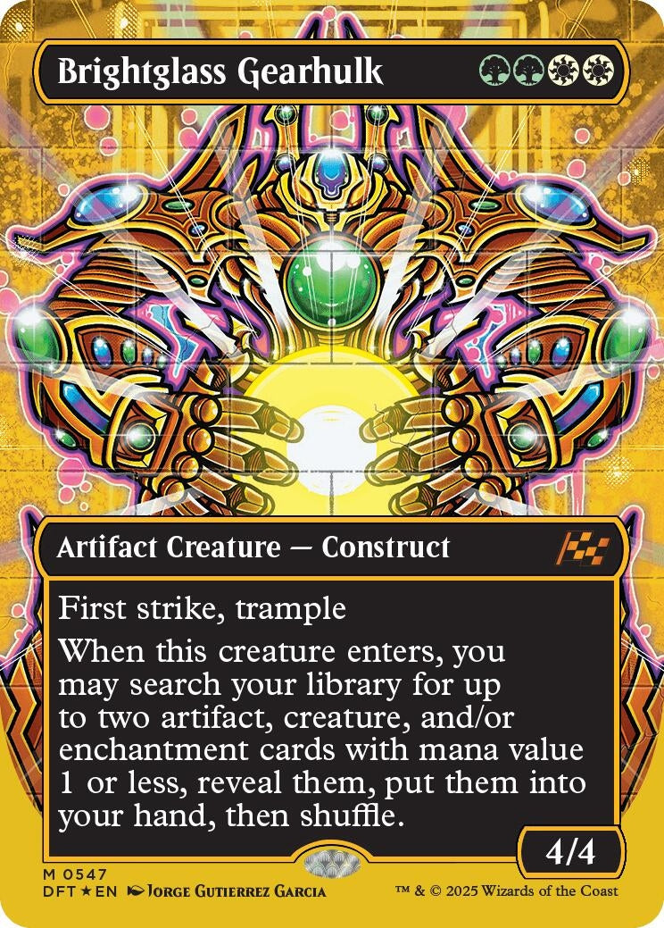 Image for Brightglass Gearhulk (Borderless) (First-Place Foil) (547) - Magic: The Gathering