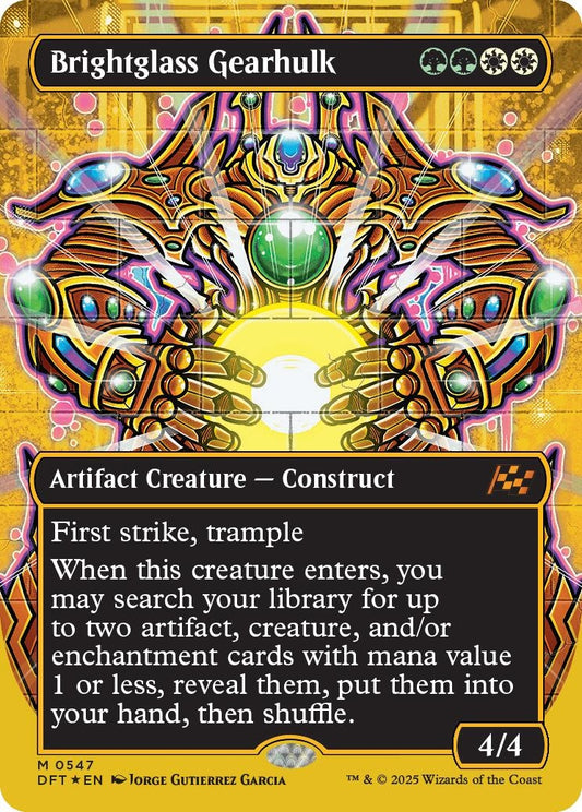 Image for Brightglass Gearhulk (Borderless) (First-Place Foil) (547) - Magic: The Gathering
