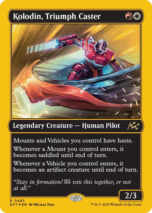 Image for Kolodin, Triumph Caster (First-Place Foil) (483) - Magic: The Gathering