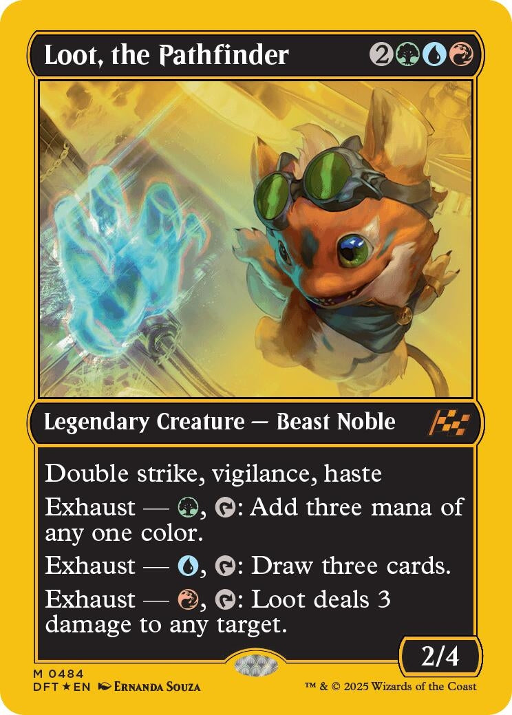 Image for Loot, the Pathfinder (First-Place Foil) (484) - Magic: The Gathering