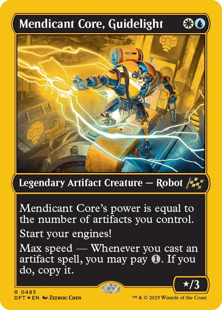 Image for Mendicant Core, Guidelight (First-Place Foil) (485) - Magic: The Gathering