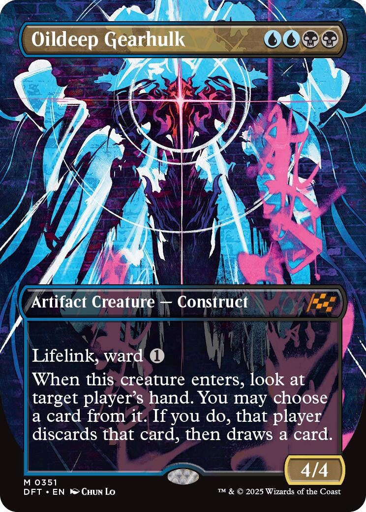 Image for Oildeep Gearhulk (Borderless) (351) - Magic: The Gathering