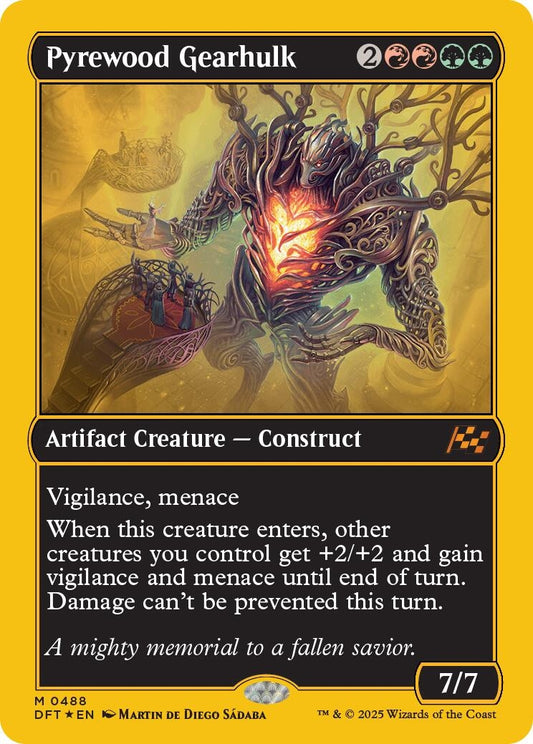 Image for Pyrewood Gearhulk (First-Place Foil) (488) - Magic: The Gathering